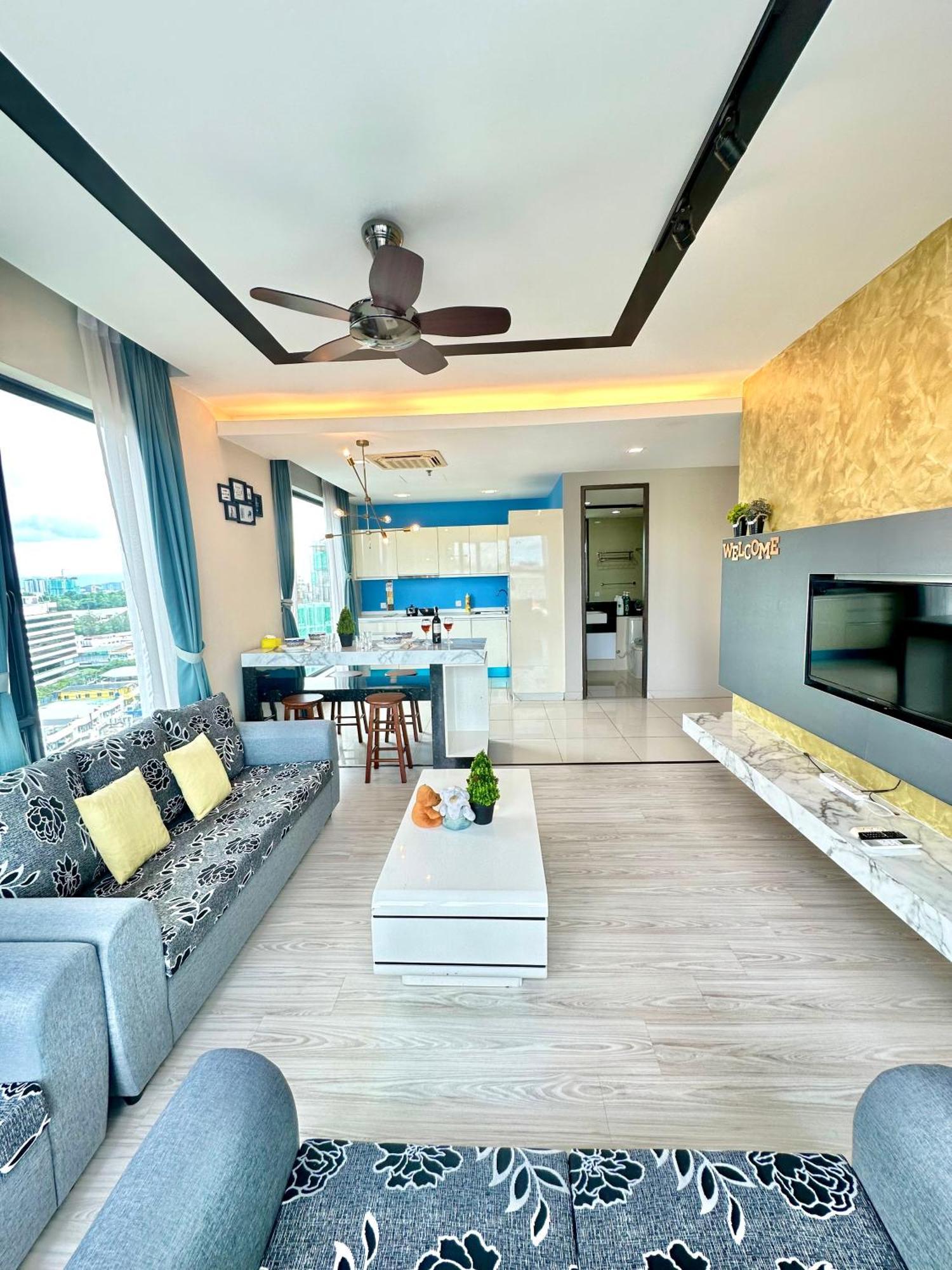 Cozy Living Sky Apartment Kota Kinabalu Bagian luar foto