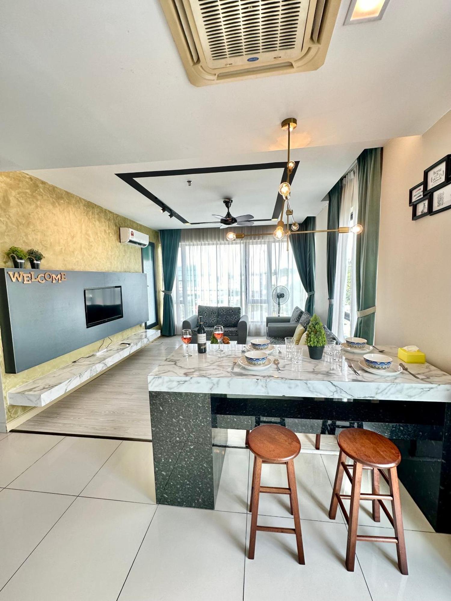 Cozy Living Sky Apartment Kota Kinabalu Bagian luar foto