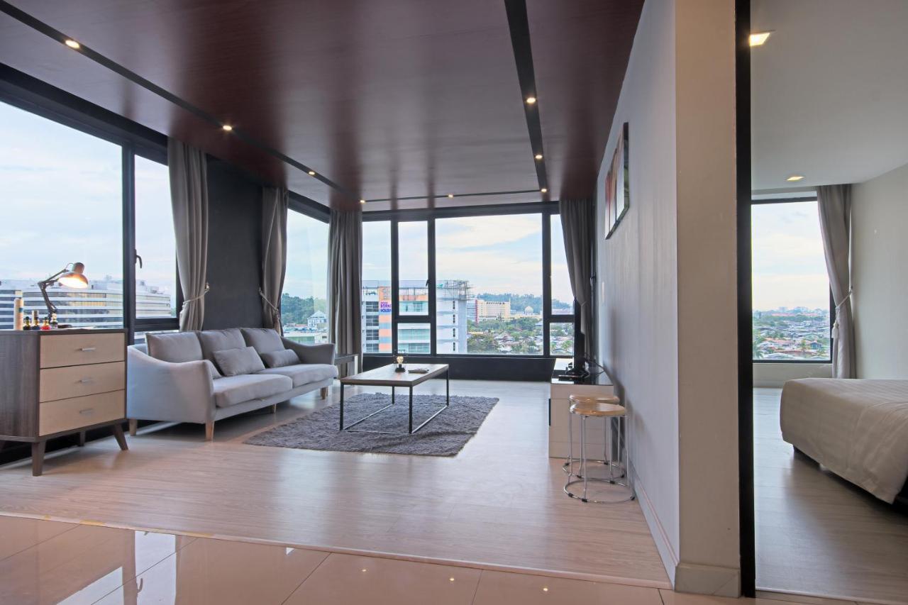 Cozy Living Sky Apartment Kota Kinabalu Bagian luar foto
