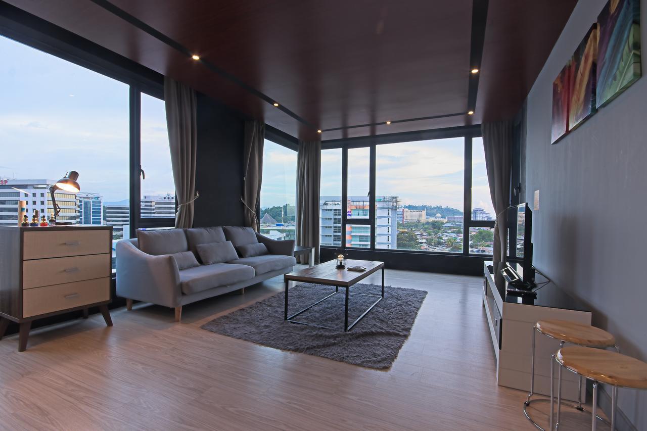 Cozy Living Sky Apartment Kota Kinabalu Bagian luar foto