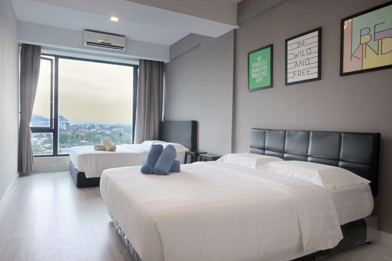 Cozy Living Sky Apartment Kota Kinabalu Bagian luar foto
