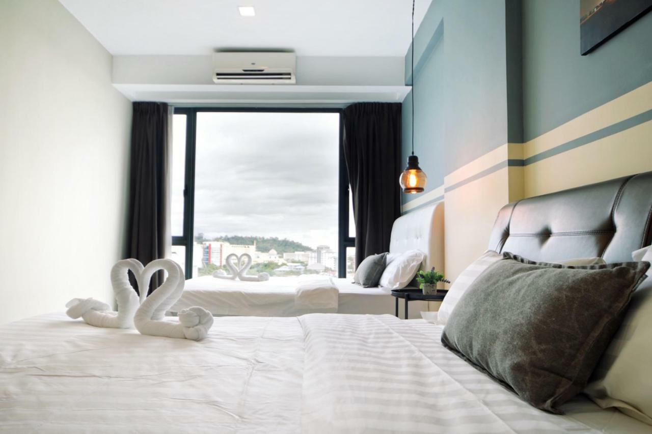 Cozy Living Sky Apartment Kota Kinabalu Bagian luar foto