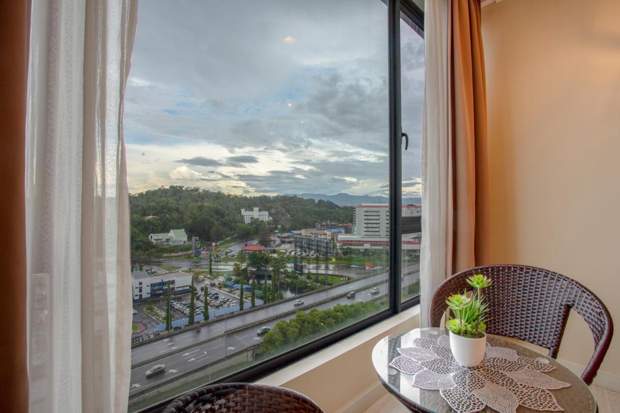 Cozy Living Sky Apartment Kota Kinabalu Bagian luar foto